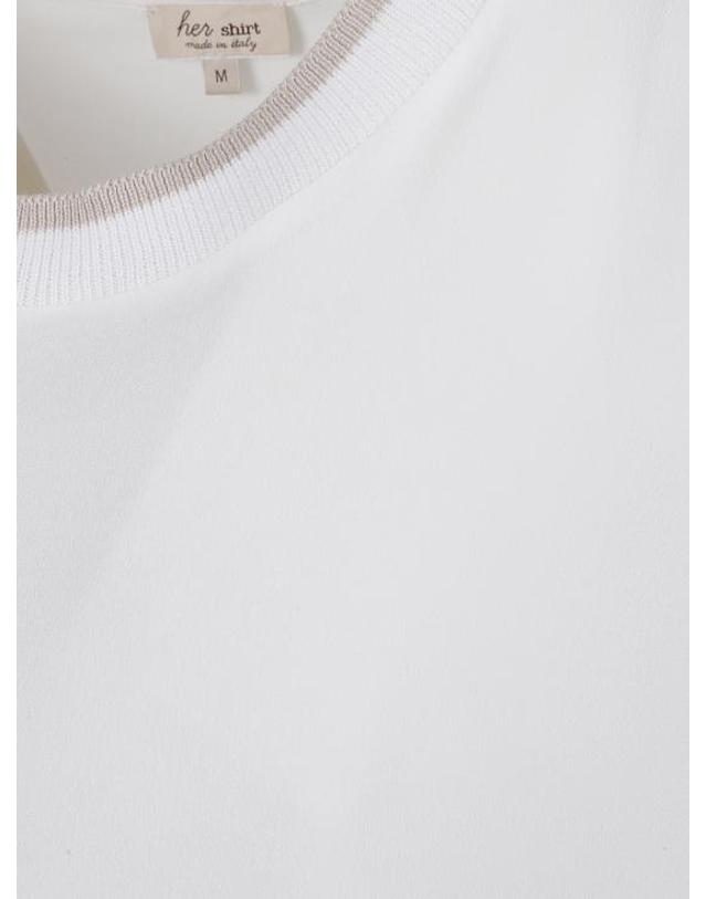헐 [해외직구] 25SS Her 민소매 티셔츠 CIMABUE 001 White 착용컷