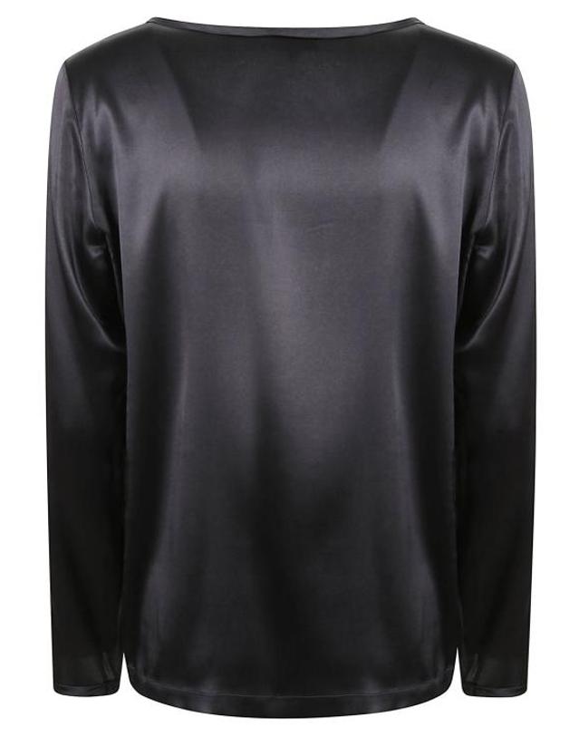 헐 [해외직구] 25FW Her 블라우스 ALBA LUCIDA M L C999 Black 착용컷