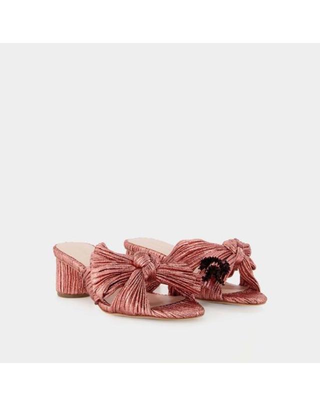 로플러 랜달 [해외직구] 23SS 로플러랜달 뮬 슬리퍼 EMILIAPLAMETRO PINK 착용컷