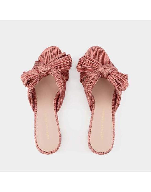 로플러 랜달 [해외직구] 23SS 로플러랜달 뮬 슬리퍼 EMILIAPLAMETRO PINK 착용컷