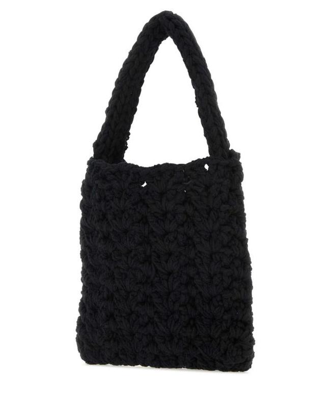 마르노 람발디 [해외직구] 23SS 마르코 람발디 토트백 KNBAG011 10 BLACK 착용컷