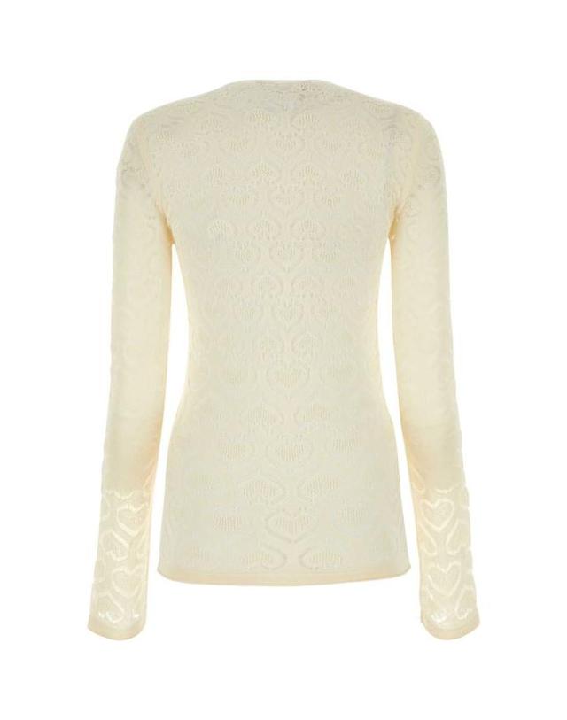 마르노 람발디 [해외직구] 23SS 마르코 람발디 스웨터 KN143GRL 00 IVORY 착용컷