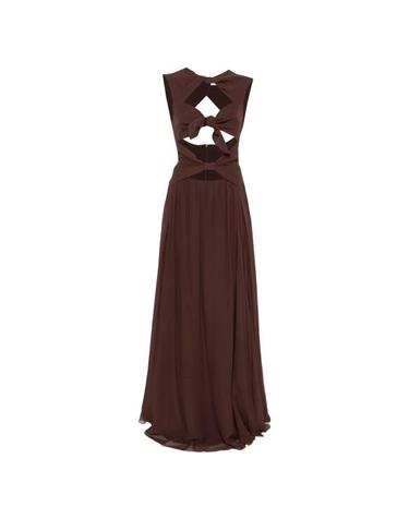 [해외직구] 26SS 라쿠엘 디니즈 롱 원피스 5L03160 NUS002100000 870 Brown
