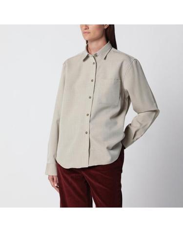 [해외직구] 26FW 로에 셔츠 421 19 002CO Beige
