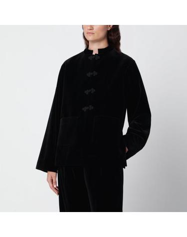 [해외직구] 26FW 로에 자켓 42111010VEL 001 BLACK