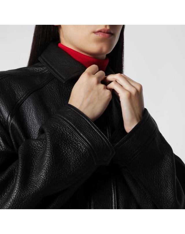 로헤 [해외직구] 26FW 로에 가죽 자켓 820 11 247LE Black 착용컷