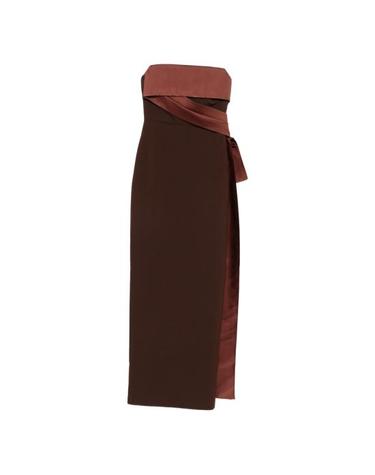 [해외직구] 26SS 롤랑뮤레 롱 원피스 037G ST BROWN