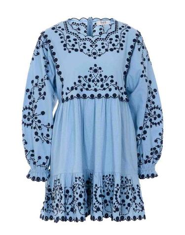 [해외직구] 26SS 세아 미디 스커트 114BLUE