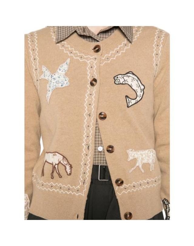 씨 [해외직구] 26FW 세아 가디건 PF26 150 CAMEL NEUTRALS 착용컷
