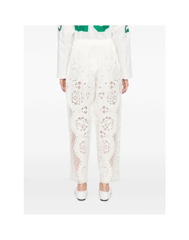 씨 [해외직구] 26FW 세아 스트레이트 팬츠 PF26 030 WHITE WHITE GREEN 착용컷