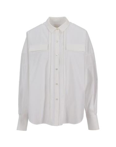 [해외직구] 25FW 슈슈 통 셔츠 MWDETO15CO006 WH100 WHITE