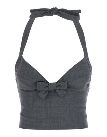 [해외직구] 26SS 슈슈 통 민소매 티셔츠 FSDFTO06FFV456GR100 Grey