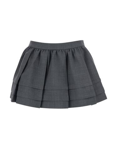 [해외직구] 26SS 슈슈 통 숏 스커트 FSDFSK04FFV456GR100 Grey