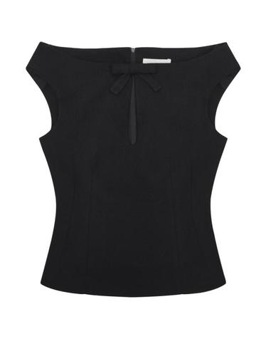 [해외직구] 26SS 슈슈 통 민소매 티셔츠 FSDFTO11ASA036NA100 Black