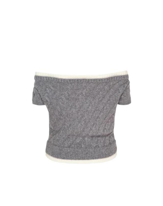 슈슈통 [해외직구] 26FW 슈슈 통 탑 MWDFTO27 SEA390 GR100 GREY 착용컷