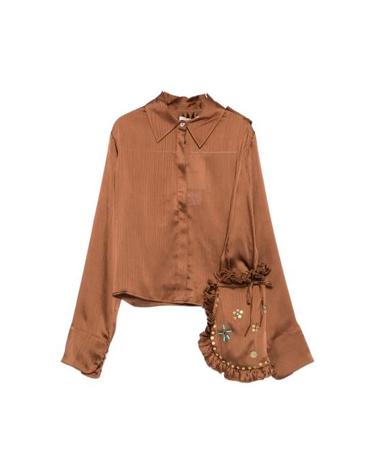 [해외직구] 25FW 시에드레 블라우스 WPF25TP09 SEZANNE BROWN