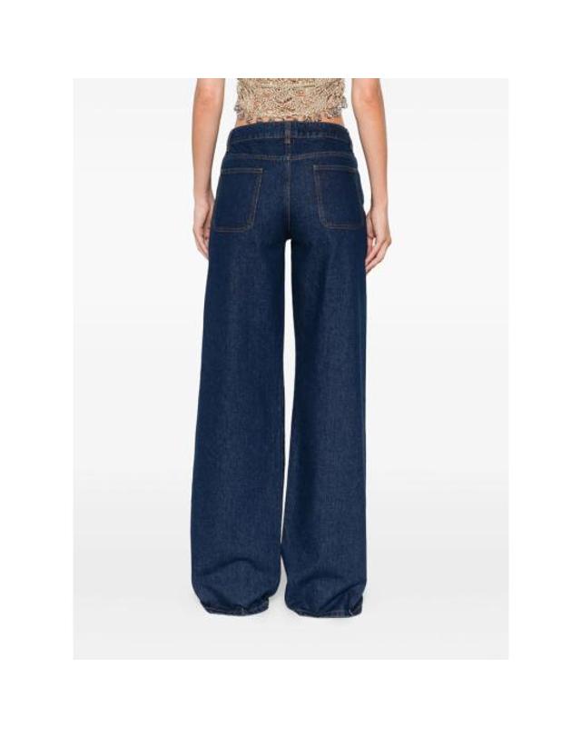 사이드레스 [해외직구] 25FW 시에드레스 데님 팬츠 WPF25BT24 ODETTE NAVY BLUE 착용컷