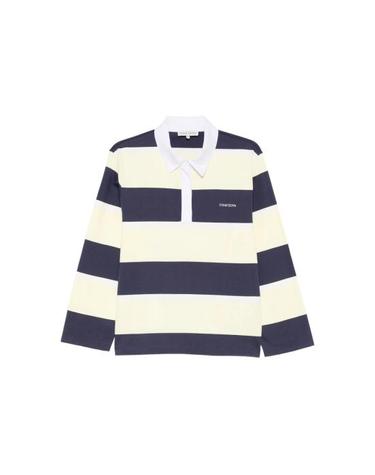 [해외직구] 26SS 스티네 고야 스웨터 SGT120 2457 YELNV BLUE YELLOW