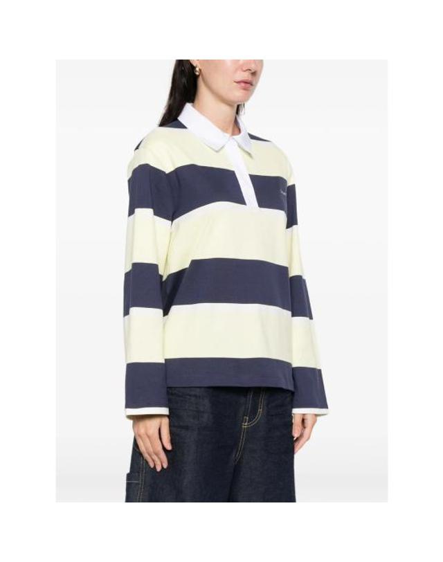 스티네고야 [해외직구] 26SS 스티네 고야 스웨터 SGT120 2457 YELNV BLUE YELLOW 착용컷