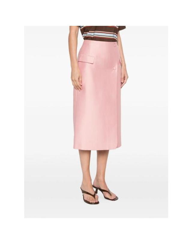 스티네고야 [해외직구] 26FW 스티네 고야 미디 스커트 SGSK046 2562 HAPIN PINK 착용컷