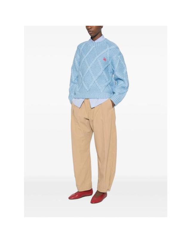 스티네고야 [해외직구] 26FW 스티네 고야 스웨터 SGK072 2497 SKBLU BLUE 착용컷