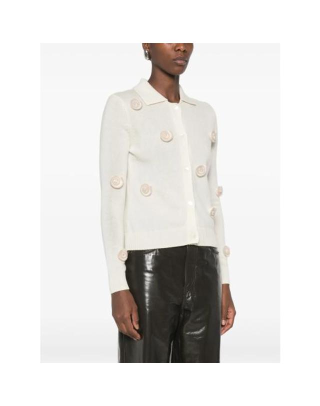 스티네고야 [해외직구] 26FW 스티네 고야 가디건 SGK089 2530 CREAM WHITE 착용컷