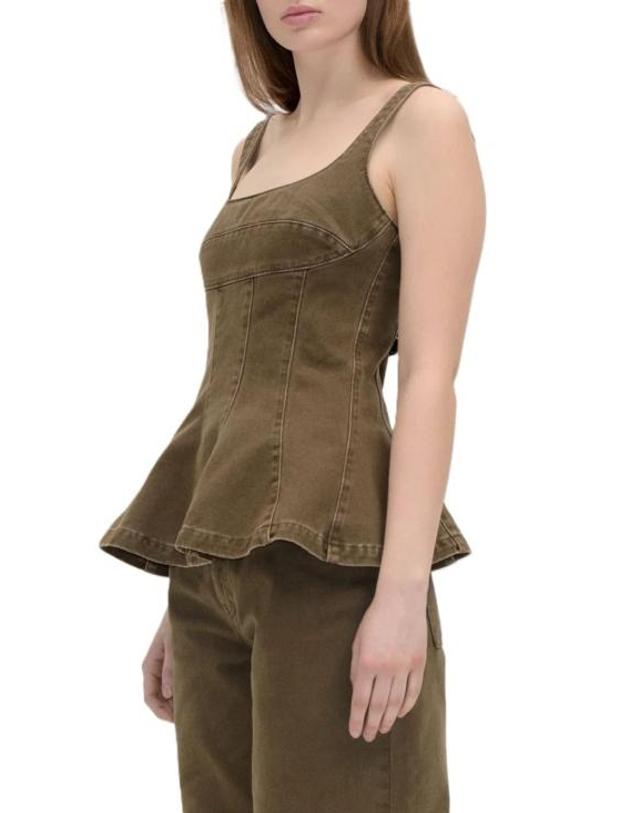 스티네고야 [해외직구] 26FW 스티네 고야 탑 SGAW26T1682453EPHEMERALBLOOM Beige 착용컷