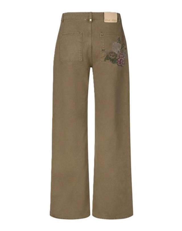스티네고야 [해외직구] 26FW 스티네 고야 스트레이트 팬츠 SGAW26P1972453EPHEMERALBLOOM Beige 착용컷