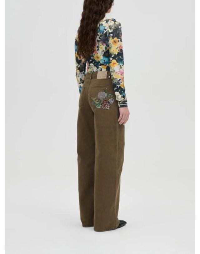 스티네고야 [해외직구] 26FW 스티네 고야 스트레이트 팬츠 SGAW26P1972453EPHEMERALBLOOM Beige 착용컷