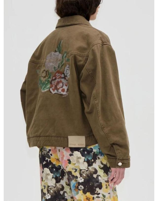 스티네고야 [해외직구] 26FW 스티네 고야 자켓 SGAW26O0292453EPHEMERALBLOOM Beige 착용컷
