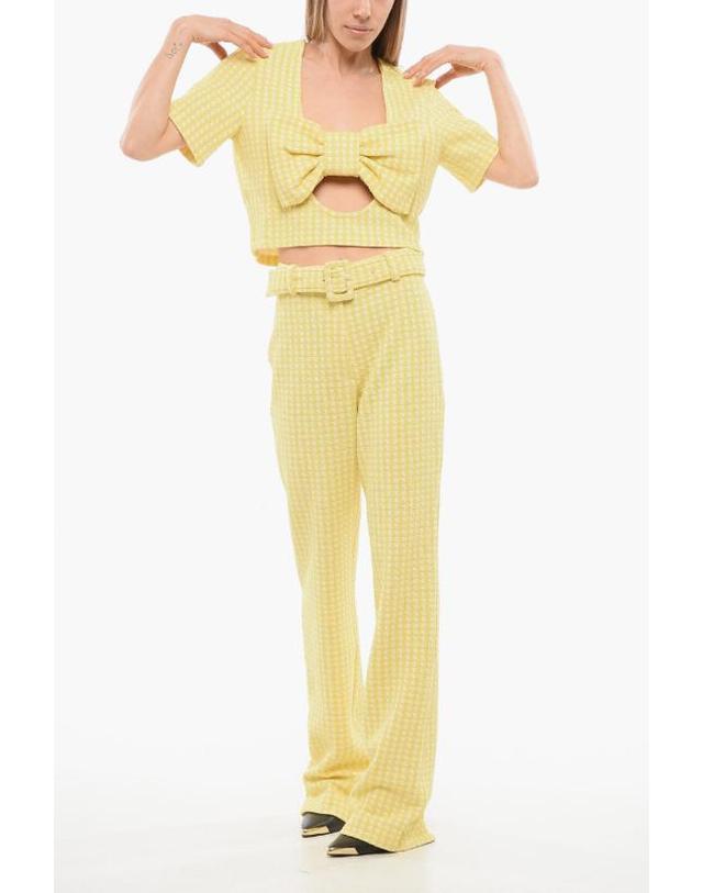 빅터 앤 롤프 [해외직구] 빅터앤롤프 스트레이트 팬츠 EB024 52 15323 Yellow 착용컷