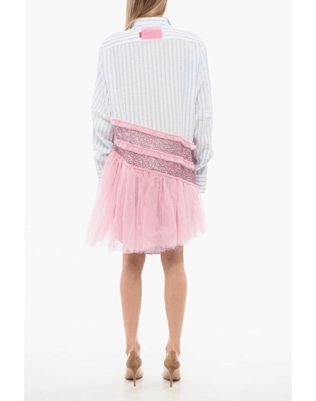 빅터 앤 롤프 [해외직구] 빅터앤롤프 숏 원피스 TS015 66 14322 Bianco Rosa 착용컷