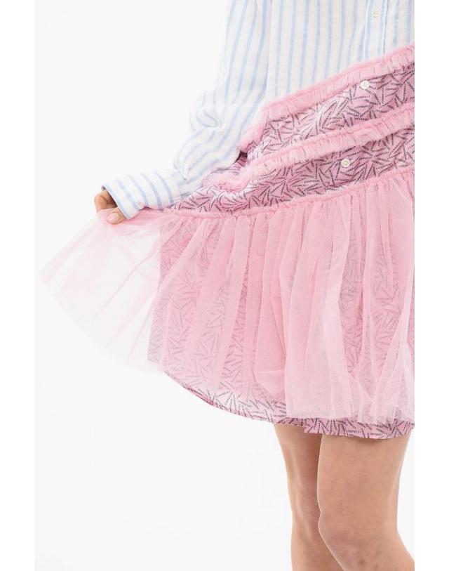 빅터 앤 롤프 [해외직구] 빅터앤롤프 숏 원피스 TS015 66 14322 Bianco Rosa 착용컷