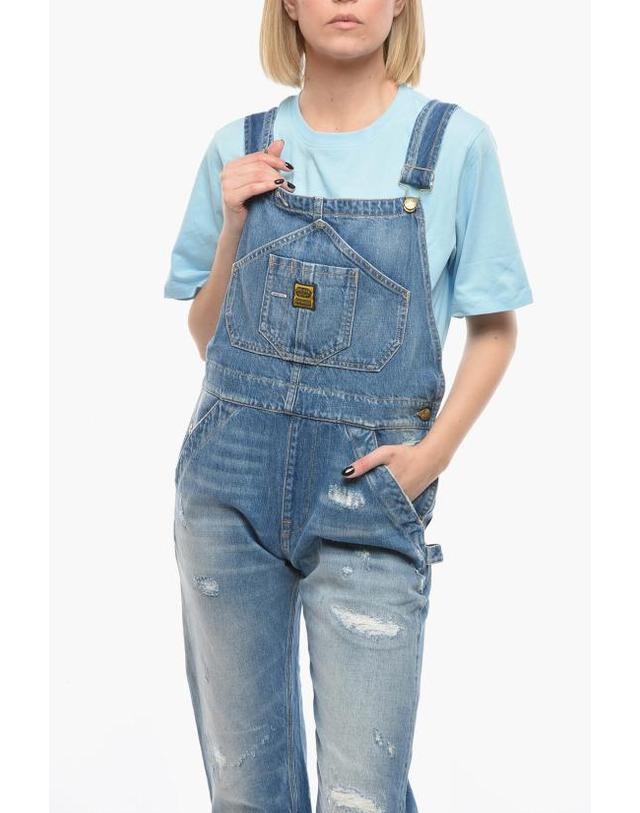 워싱턴디치 [해외직구] 워싱톤디치 점프수트 SAWWDC54 Blue 착용컷