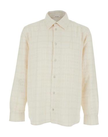 [해외직구] 26SS 원 헌드레드 긴팔 셔츠 429514317CANNOLICREAM White