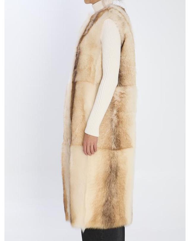 이브 살로몬 [해외직구] 25FW 이브살로몬 베스트 26WYM63105215 B3271 BEIGE 착용컷