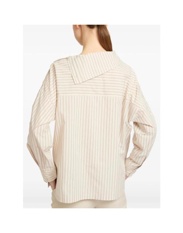 이브 살로몬 [해외직구] 26SS 이브살로몬 블라우스 26EYH03562COXW B3260 NEUTRALS RED 착용컷