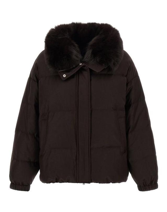 이브 살로몬 [해외직구] 이브살로몬 패딩 LD27W25WYV09066WO2WA2300 BLACK 착용컷