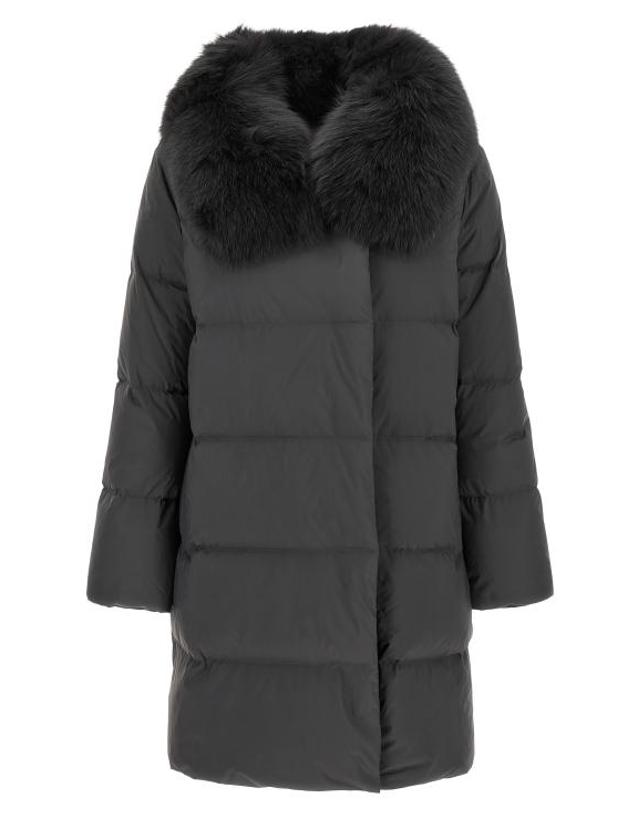이브 살로몬 [해외직구] 26FW 이브살로몬 트렌치 코트 27W27WFM01790U06WA9156 Black 착용컷