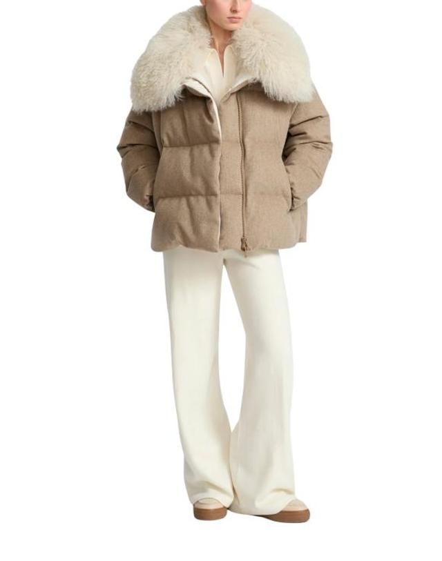 이브 살로몬 [해외직구] 26FW 이브살로몬 자켓 27WFV01169U09W A2303 NUDE NEUTRALS 착용컷