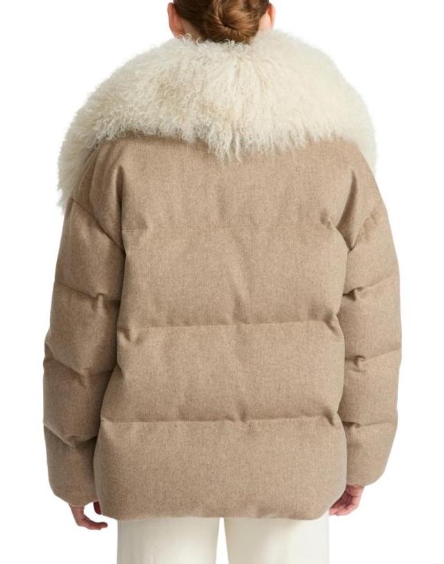 이브 살로몬 [해외직구] 26FW 이브살로몬 자켓 27WFV01169U09W A2303 NUDE NEUTRALS 착용컷