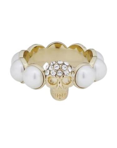 [해외직구] 26SS 알렉산더 맥퀸 반지 836481J16PP1953 GOLD