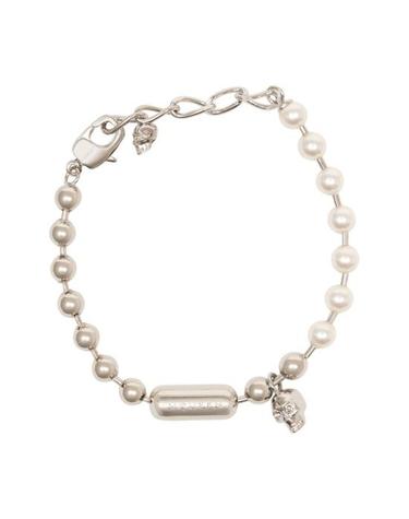 [해외직구] 26FW 알렉산더 맥퀸 브레이슬릿 854547J161B1026 SILVER