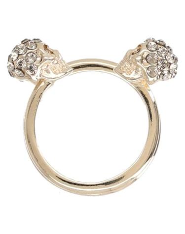 [해외직구] 26SS 알렉산더 맥퀸 반지 855408J160K7286 GOLD TONE