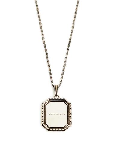 [해외직구] 26SS 알렉산더 맥퀸 네크리스 708867J160Y0446 SILVER