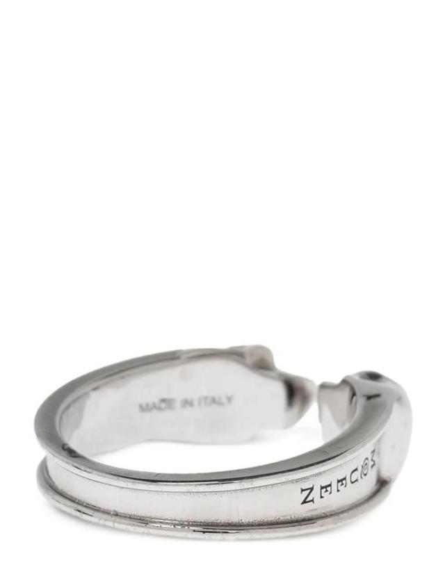 알렉산더맥퀸 [해외직구] 26SS 알렉산더 맥퀸 반지 855354J160Y0446 Silver 착용컷
