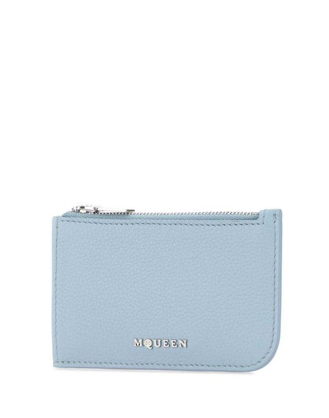 알렉산더맥퀸 [해외직구] 25SS 알렉산더 맥퀸 남성지갑 8135461VDCC 4900 Light Blue 착용컷
