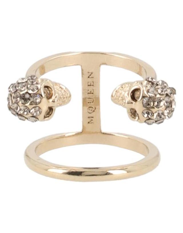 알렉산더맥퀸 [해외직구] 26SS 알렉산더 맥퀸 반지 855408J160K7286 GOLD TONE 착용컷