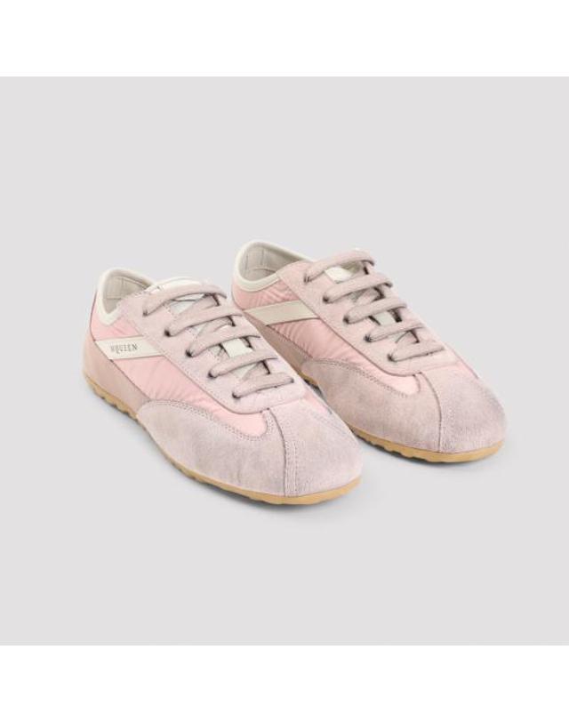 알렉산더맥퀸 [해외직구] 26FW 알렉산더 맥퀸 스니커즈 868495WIAK12233 PINK 착용컷