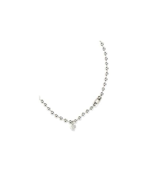 알렉산더맥퀸 [해외직구] 26FW 알렉산더 맥퀸 네크리스 AL854564J161B1026BB SILVER 착용컷